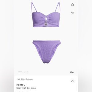 💜NWT💜 Hunza G Misty Lavender Bikini